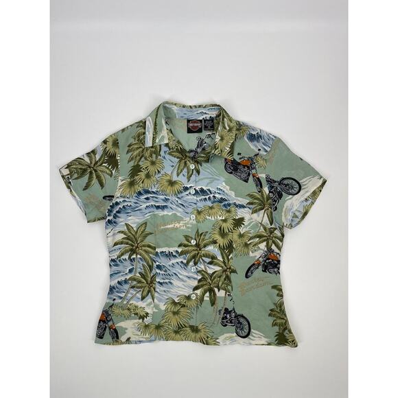Harley Davidson Button Down (B11#8) - Picture 4 of 7